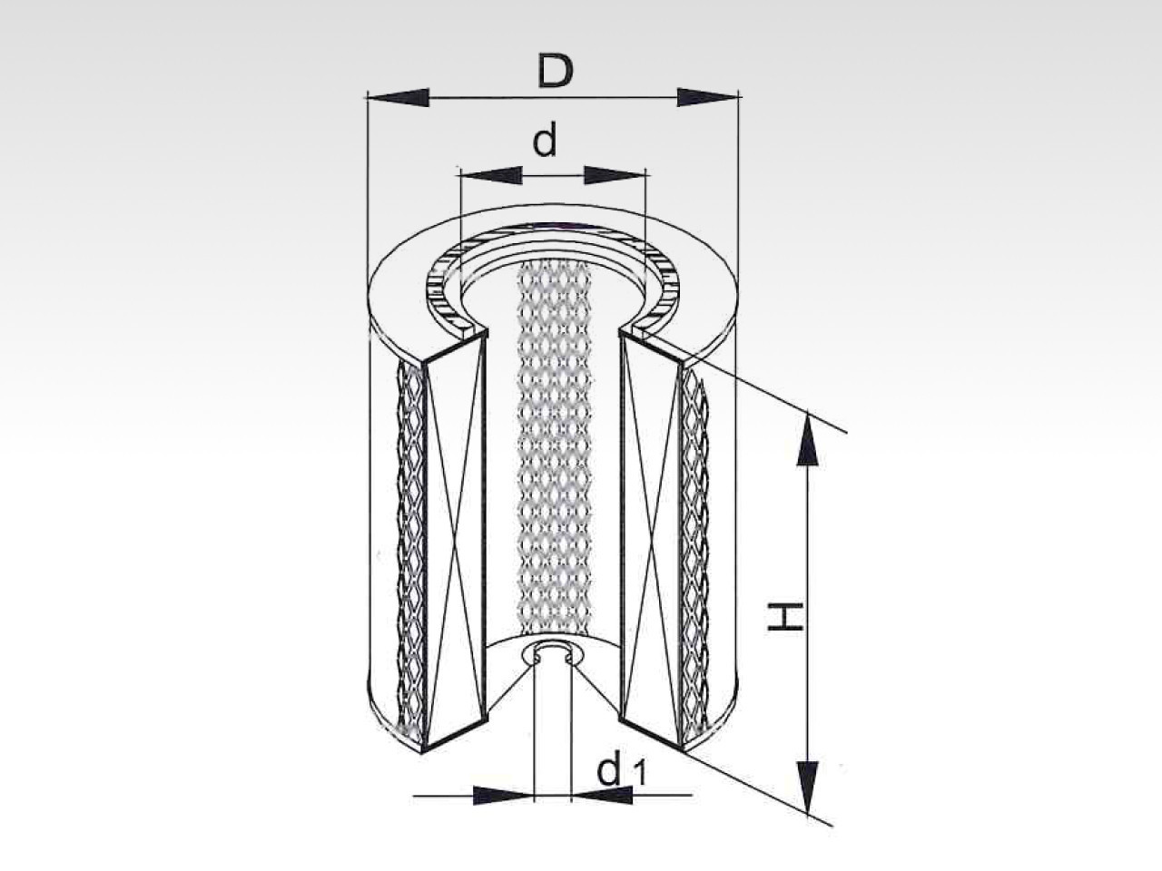 Воздушный фильтр фильтр NEVSKY FILTER NF4594